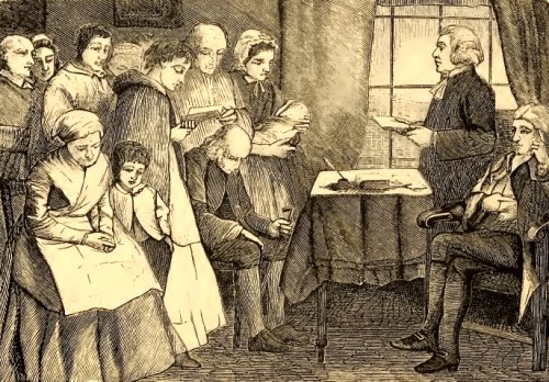 Olney Cottage Prayer Meeting, Led by Newton & Cowper